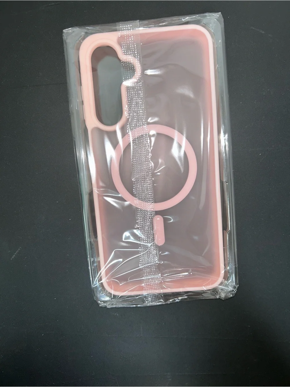 Pink Phone Case with MagSafe Compatibility - for Samsung Galaxy A16